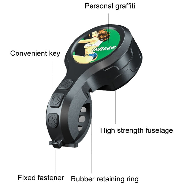ENLEE EL07 Bicycle Speaker Mountain Road Bike Bell Anti-Theft Alarms, Model: A Model