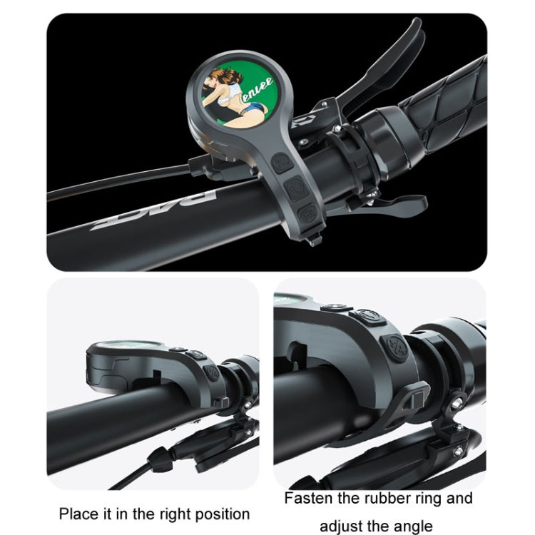 ENLEE EL07 Bicycle Speaker Mountain Road Bike Bell Anti-Theft Alarms, Model: A Model