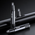Electric Nose Hair Clipper Rechargeable Washable Portable Travel  Trimmer(Black)
