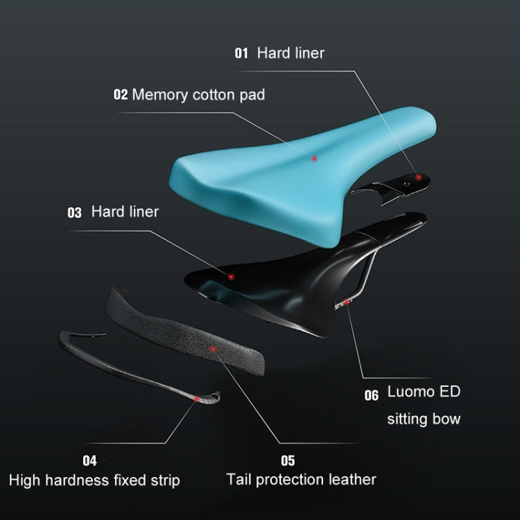 ENLEE ZD-B834 Bicycle Cushion Saddle Mountain Bike Shock Absorbing Seat, Style: Warrior