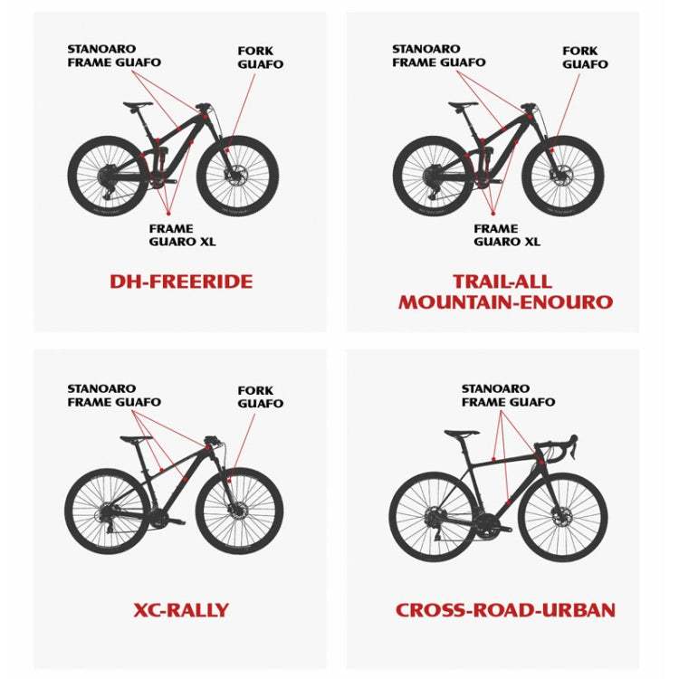 ENLEE E-2210 10pcs /Set Bicycle Jersey Stickers Mountain Bike Frame Protection Adhesive Tape, Model: Explosion