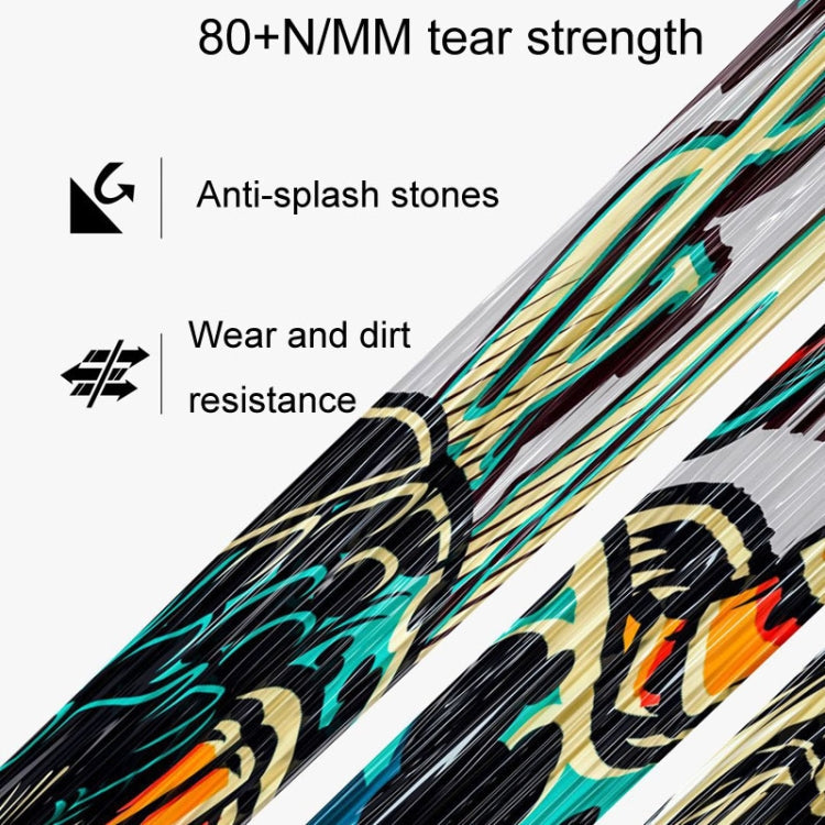 ENLEE E-2210 10pcs /Set Bicycle Jersey Stickers Mountain Bike Frame Protection Adhesive Tape, Model: Shark