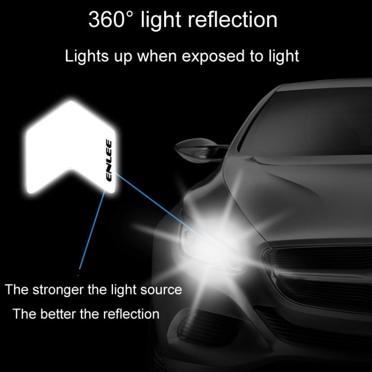 ENLEE E-RS2301 12pcs /Set Bicycle Wheel Set Reflective Sticker Night Cycling Reflective Signs