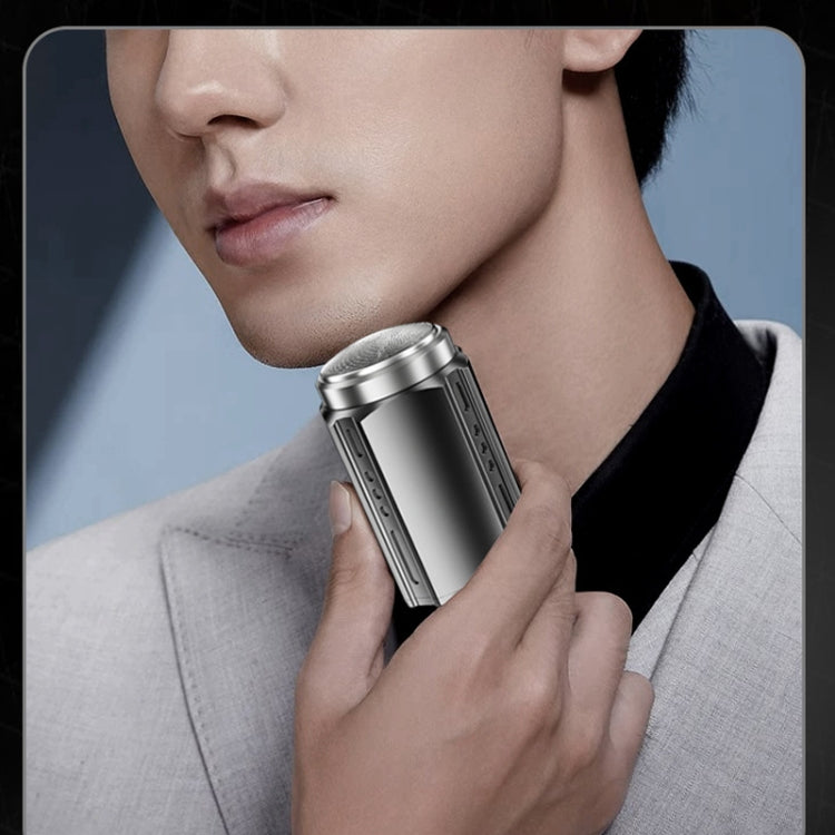 Smart Digital Display Electric Shaver Rechargeable Pocket Razor, Spec: Suspension Knife Net Guncolor