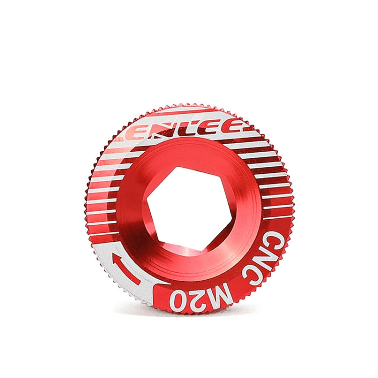 ENLEE M20 Aluminum Crank Cover For Bicycle Discs For IXF Crank Accessories(Red)