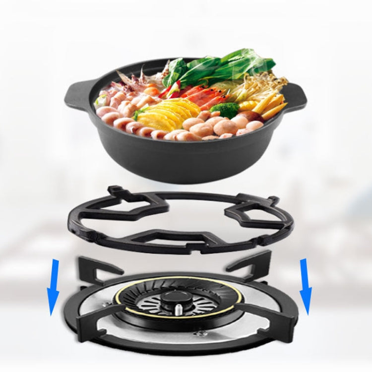 Gas Stove Rack Cast Iron Wok Support Ring Stand  for Home Kitchen Cookware Stove(Black)
