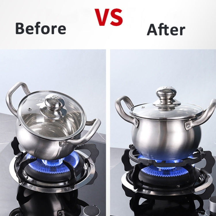 Gas Stove Rack Cast Iron Wok Support Ring Stand  for Home Kitchen Cookware Stove(Black)