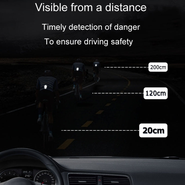 ENLEE EN-7855 Multifunctional Reflective Magnet Clip Outdoor Sports Night Running Safety Warning Stickers, Style: B Model