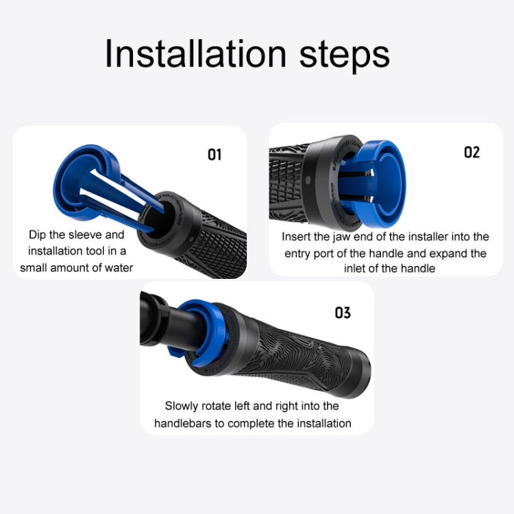 ENLEE XRT-10 Bicycle Handlebar Holder Installation Tool Mountain Bike Grips Mounting Bracket Accessories(Blue)