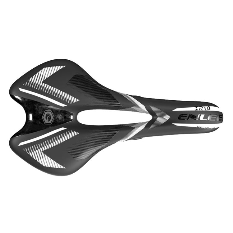 ENLEE E-ZD310 Bicycle Shockproof Cushion Outdoor Cycling Mountain Bike Saddle(White)