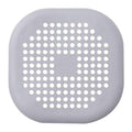 Floor Drain Pad With Suction Pad Kitchen Bathroom Anti Clogging Hair Strainer Sewer Floor Drain Plugs(Grey)
