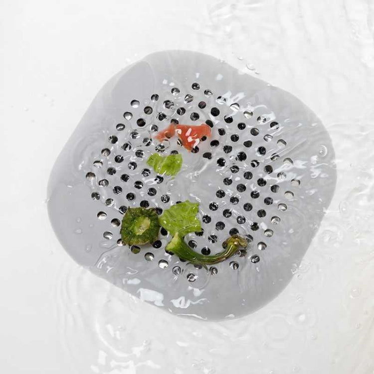 Floor Drain Pad With Suction Pad Kitchen Bathroom Anti Clogging Hair Strainer Sewer Floor Drain Plugs(Grey)