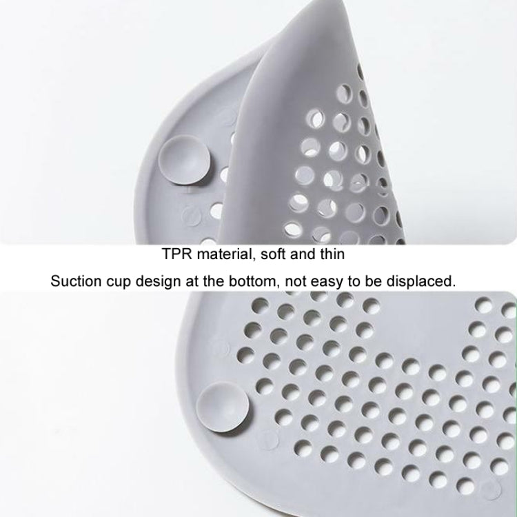 Floor Drain Pad With Suction Pad Kitchen Bathroom Anti Clogging Hair Strainer Sewer Floor Drain Plugs(Grey)