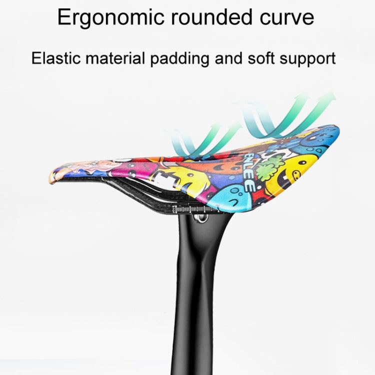 ENLEE E-ZD412 Bicycle Carbon Fiber Cushion Outdoor Riding Mountain Bike Saddle, Style: Camouflage