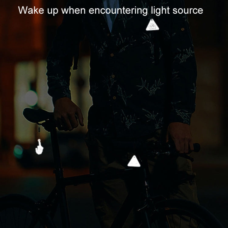 ENLEE EN-3562 Bicycle Backpack Reflective Pendant Accessories Night Riding Reflective Keychain, Style: 07 Model