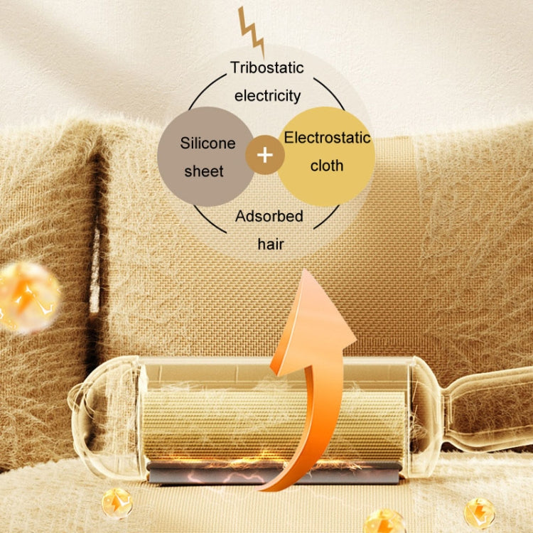 Pet Floating Hair Clothes Bed Sheets Brush Electrostatic Adsorption Hair Remover(Pink)