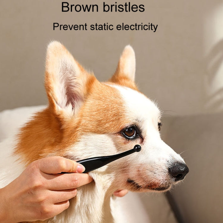 Pet Eye Cleaning Tear Stain Brush Eye Makeup Brush For Dogs And Cats(Black)