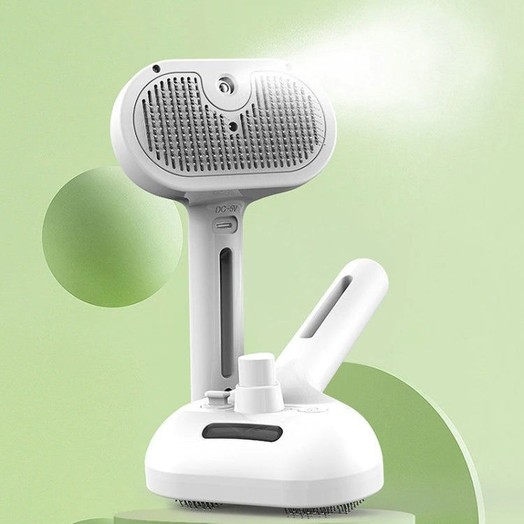 RK56 USB Charging Spray Pet Grooming Comb Cat and Dog Hair Removal Tool Pet Products(White)