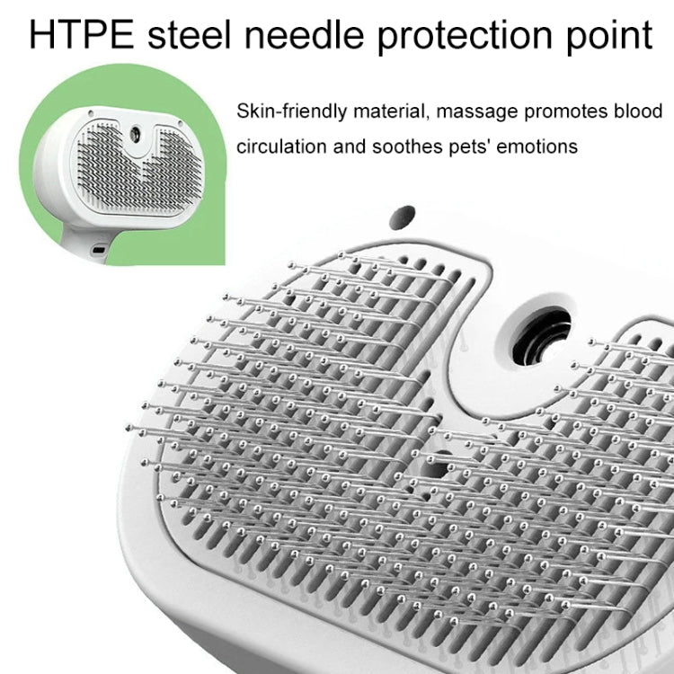 RK56 USB Charging Spray Pet Grooming Comb Cat and Dog Hair Removal Tool Pet Products(White)