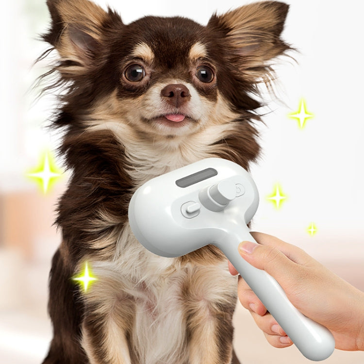 RK56 USB Charging Spray Pet Grooming Comb Cat and Dog Hair Removal Tool Pet Products(Pink)