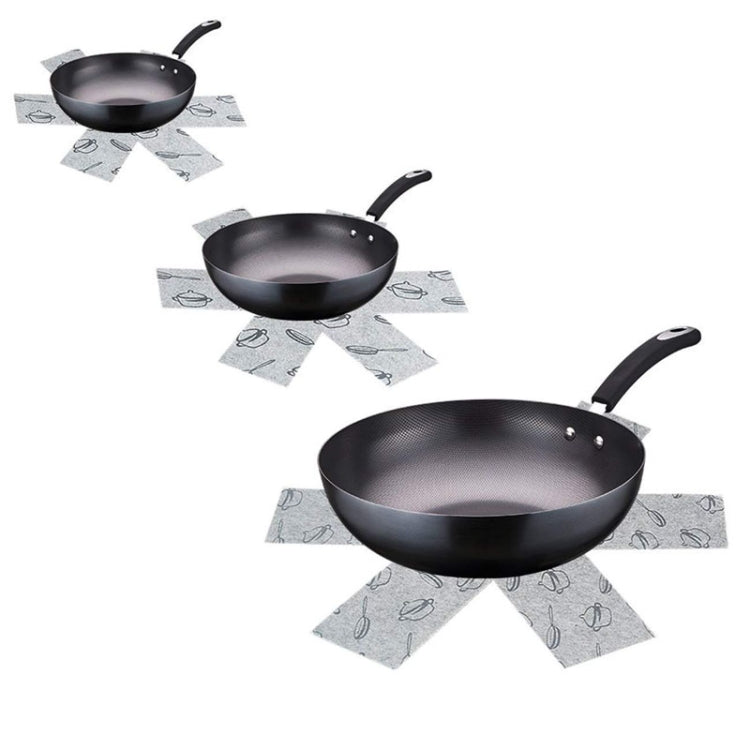 3pcs /Set 26+35.5+38cm Anti-Scald Heat Insulation Felt Pot Mat Non-Woven Pot Bottom Protector Pads