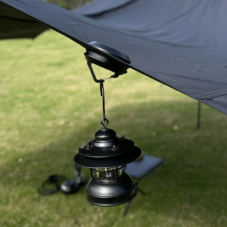 COOL CAMP CF-A208 Outdoor Open Camp Magnetic Hook Tent Skywalf Capital Camping Fixed Car Camp Light Hanging(Black)
