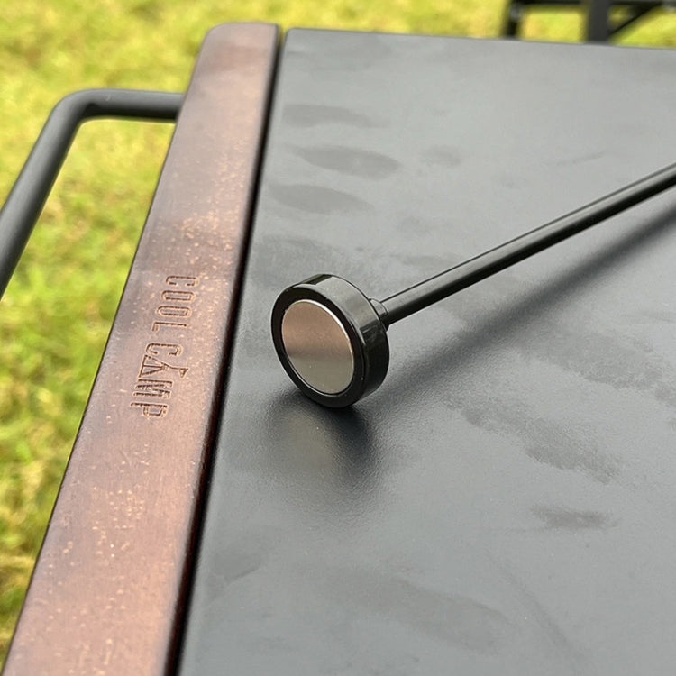 Outdoor Camping Desk Lamp Frame Retro Iron Art Camp Lamp Hanging Shelf Desktop Magnet Light Pole