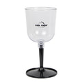 COOL CAMP CF-523 Removable Portable Outdoor Camping Wine Glass Shatterproof Resin Collapsible Champagne Cup(Black)