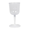 COOL CAMP CF-523 Removable Portable Outdoor Camping Wine Glass Shatterproof Resin Collapsible Champagne Cup(White)