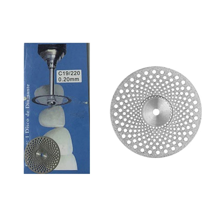 0.2mm Dental Lab Polishing Diamond Discs Dentist Rotary Cutting Tool C19/220