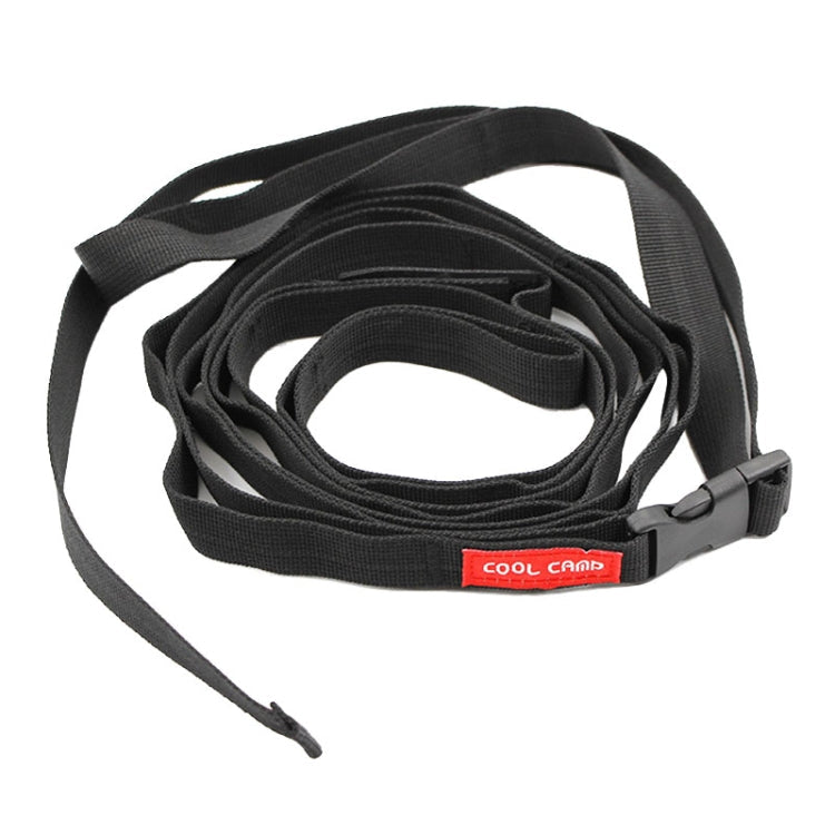 COOL CAMP CF-713 2m Outdoor Camping Multifunctional Lanyard Tent Canopy Hanger Straps Windproof Clothesline(Black)