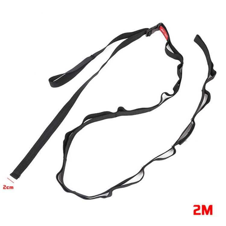 COOL CAMP CF-713 2m Outdoor Camping Multifunctional Lanyard Tent Canopy Hanger Straps Windproof Clothesline(Black)