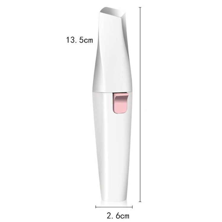 2 In 1 Electrical Eyebrow Trimmer Ladies Shaver Eyebrow Shapers, Model: USB Charging White