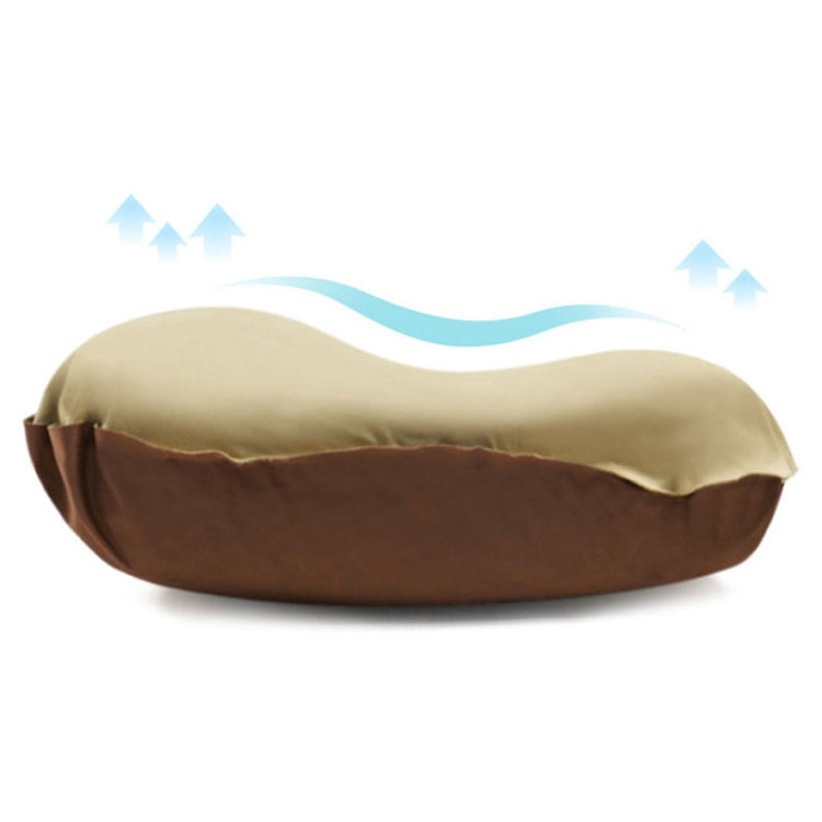 COOL CAMP CF-1111 Outdoor Automatic Inflatable Pillow Portable Travel Camping Tent Nap Sponge Pillow(Khaki)