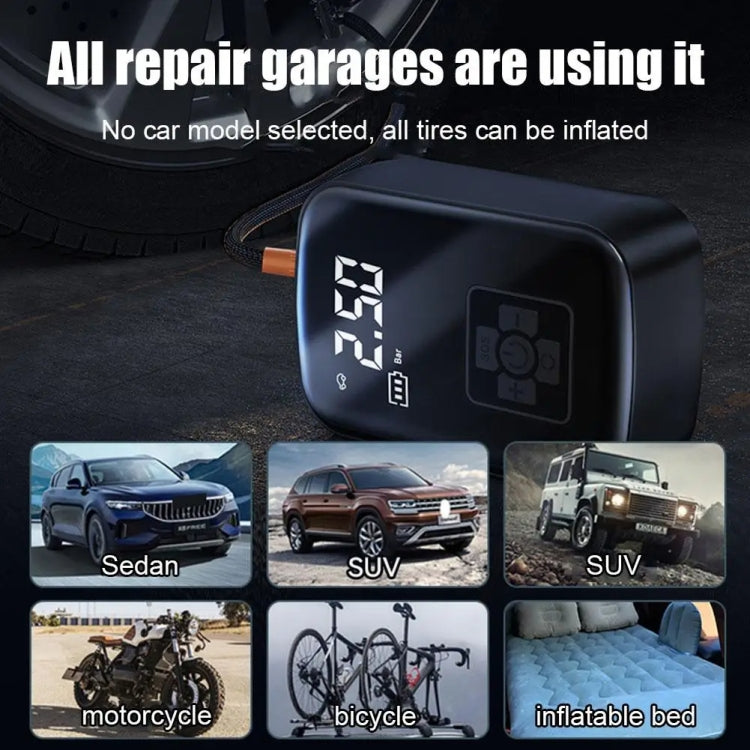 Car Portable Electric Tire Inflator Pump, Model: Wireless Upgrade