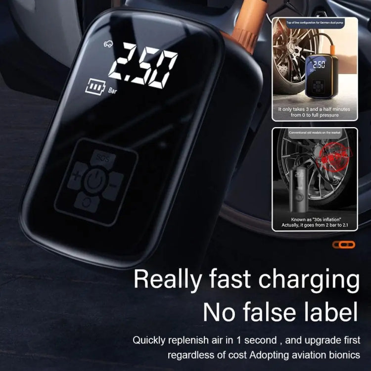 Car Portable Electric Tire Inflator Pump, Model: Wireless Upgrade