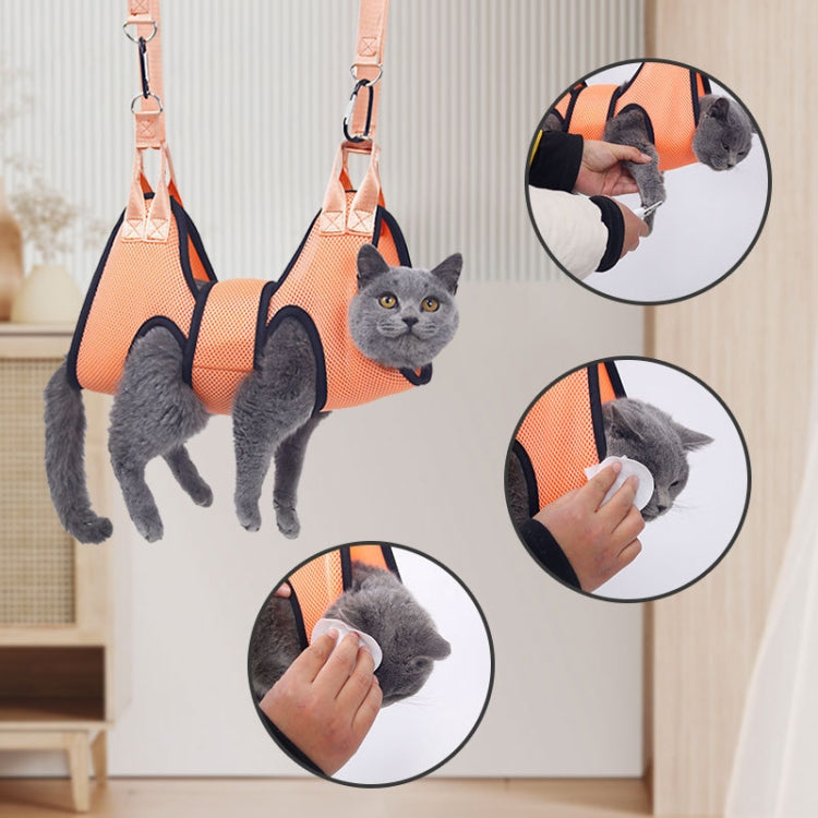 Medium Pet Grooming Hammock Cats Dog Clipping Nail Holder Hanger Type Feeding Anti-Scratch Artifacts