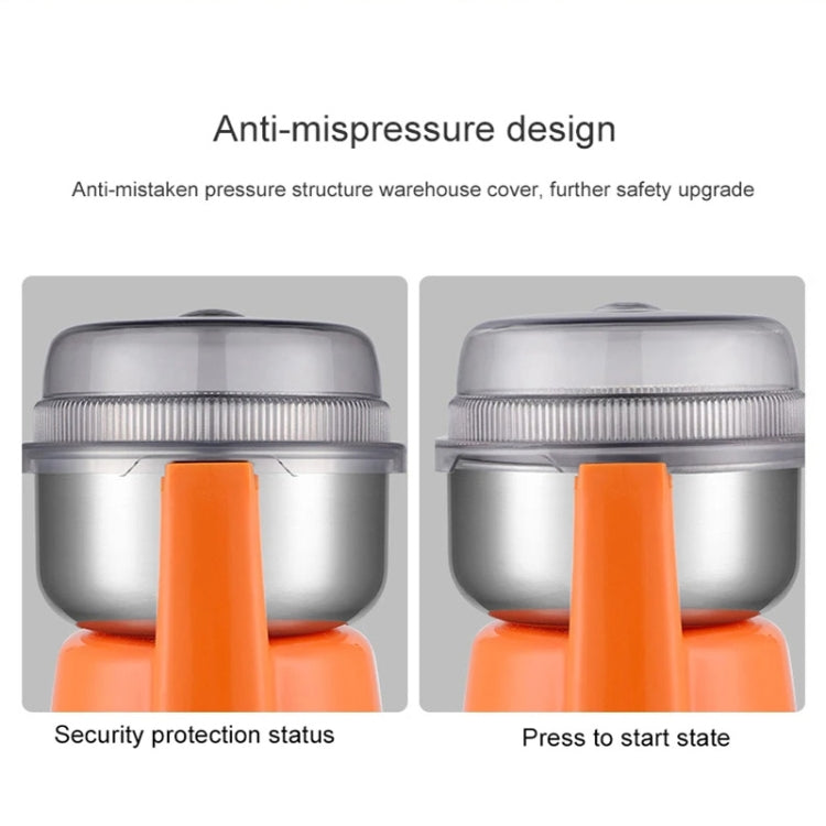 Household Coffee Grain Grinding Machine Crusher Grinder, Spec: UK Plug(Orange)