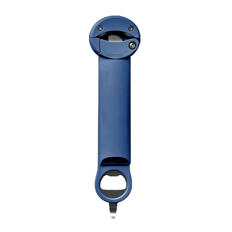 Multifunctional Beer And Beverage Bottle Opener Magnetic Telescopic Cans And Caps Driver(Blue)