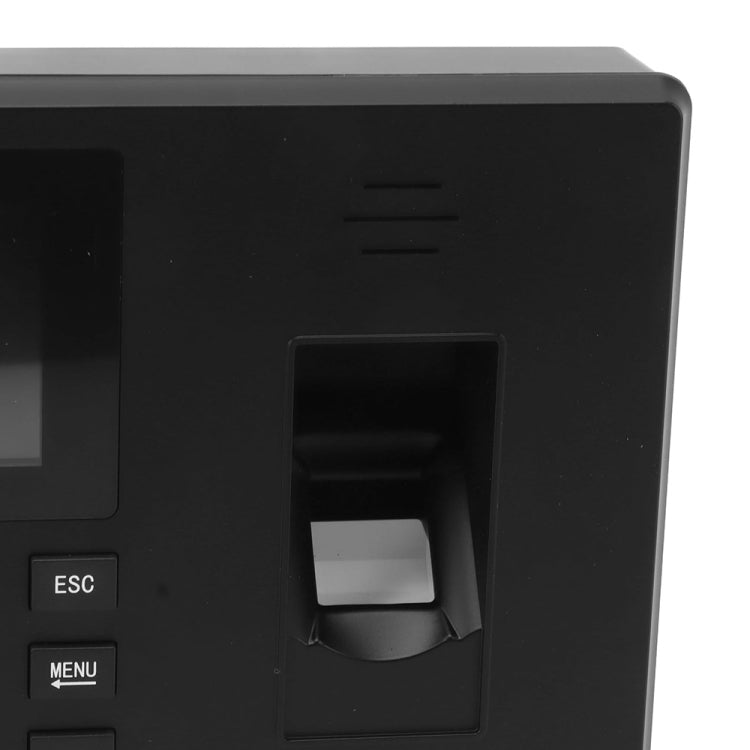 Fingerprint Recognition Voice Broadcast Smart Report Generation Attendance Machine, Model: Black EU Plug