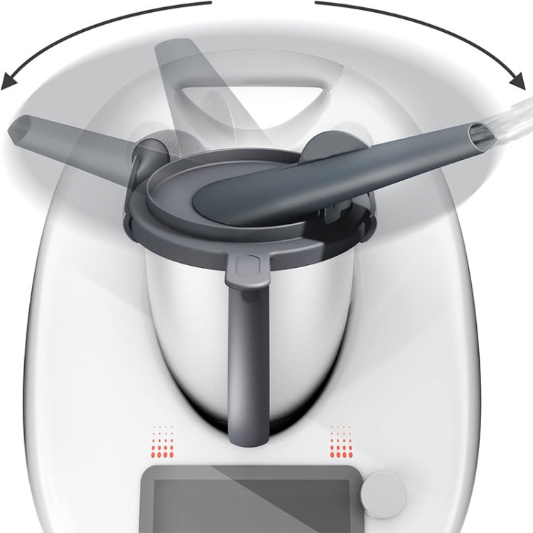 For Thermomix TM6 TM5 Anti-Splash Steam Release Cap Air Guide(Grey)