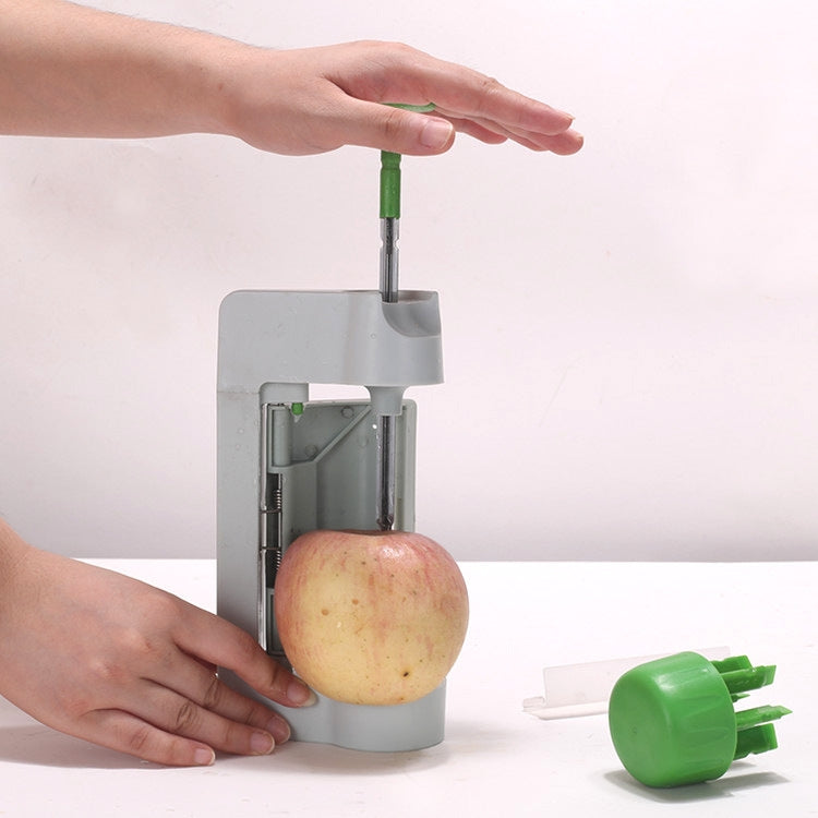 Multifunctional Slicer Peeler Fruit and Vegetable Cutter Kitchen Tool(White and Green)