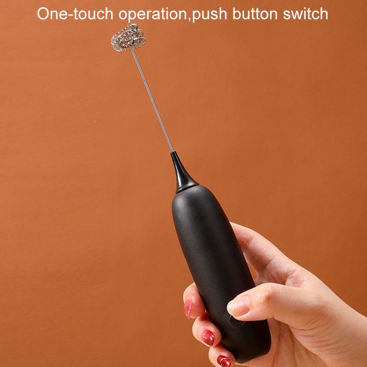 Cordless Handheld Milk And Coffee Frother Household Small Baking Mixing Tool(White)