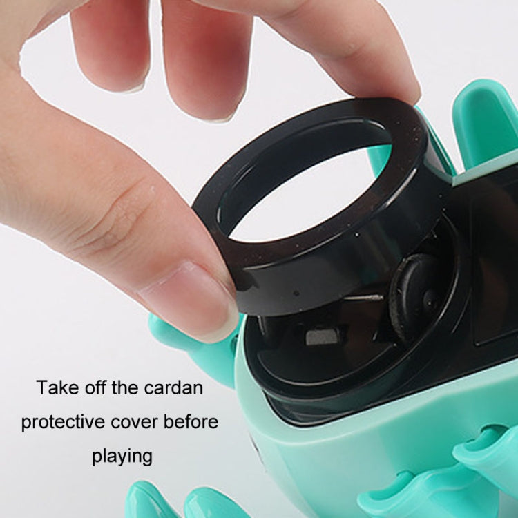Crawling Hermit Crab Educational Electrical Toys Universal Music Light Projection Cartoon Children Toys(Blue)