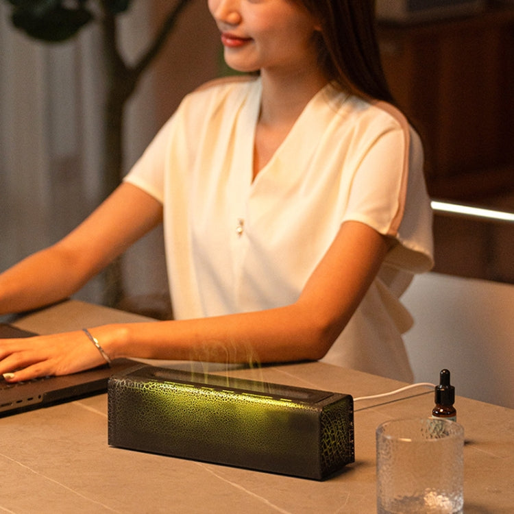 Lava Flame Aromatherapy Machine Air Atomizing Humidifier With Colorful Light, Model: DQ709 Pro White