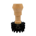 Small Coffee Powder Cleaning Brush Coffee Machine Brewing Heading Sweeping Brooch(Black)