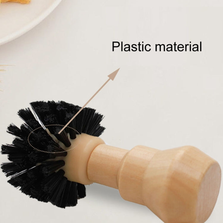 Small Coffee Powder Cleaning Brush Coffee Machine Brewing Heading Sweeping Brooch(Black)
