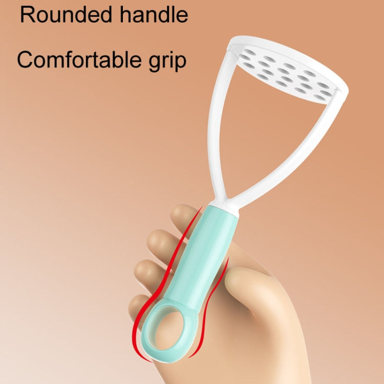 3pcs Kitchen Manual Potato Masher Baby Supplement Food Mashing Tool(Yellow)