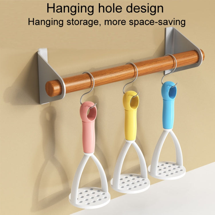 3pcs Kitchen Manual Potato Masher Baby Supplement Food Mashing Tool(Purple)