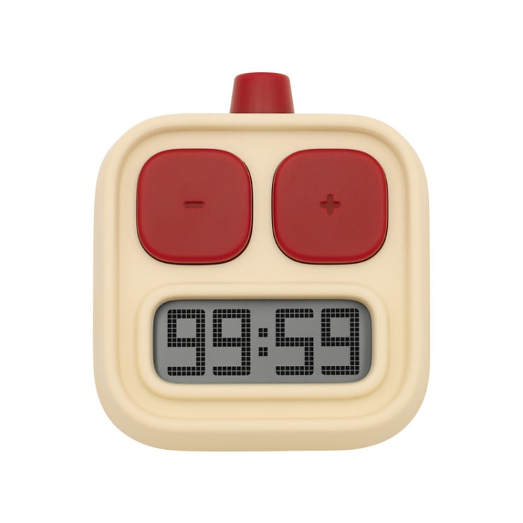 H-C-06 Robot Kitchen Timer Children Time Management Running Exercise Timer(Yellow)